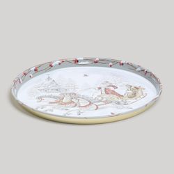 ПОДНОС СЕРВИРОВОЧНЫЙ AGNESS "МОРОЗКО" 33*2,1 СМ