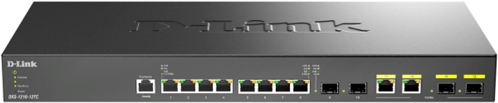 Коммутатор D-link DXS-1210-12TC/B1A