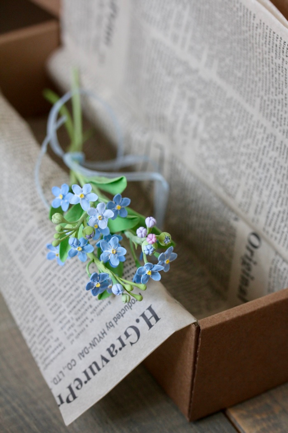 Веточка незабудки (1 шт)