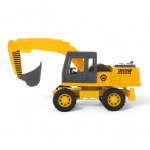 Модель ин. мет. "Экскаватор на колесах" 15см, открыв.двери, подвиж. детали в коробка (Технопарк)