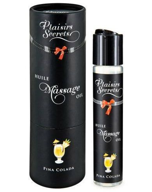 Массажное масло с ароматом пина колады Huile de Massage Gourmande Pina Colada - 59 мл.