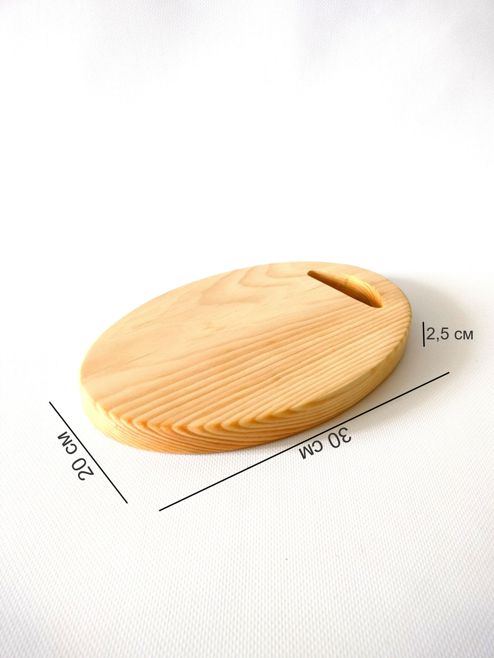 Доска разделочная из дерева сервировочная