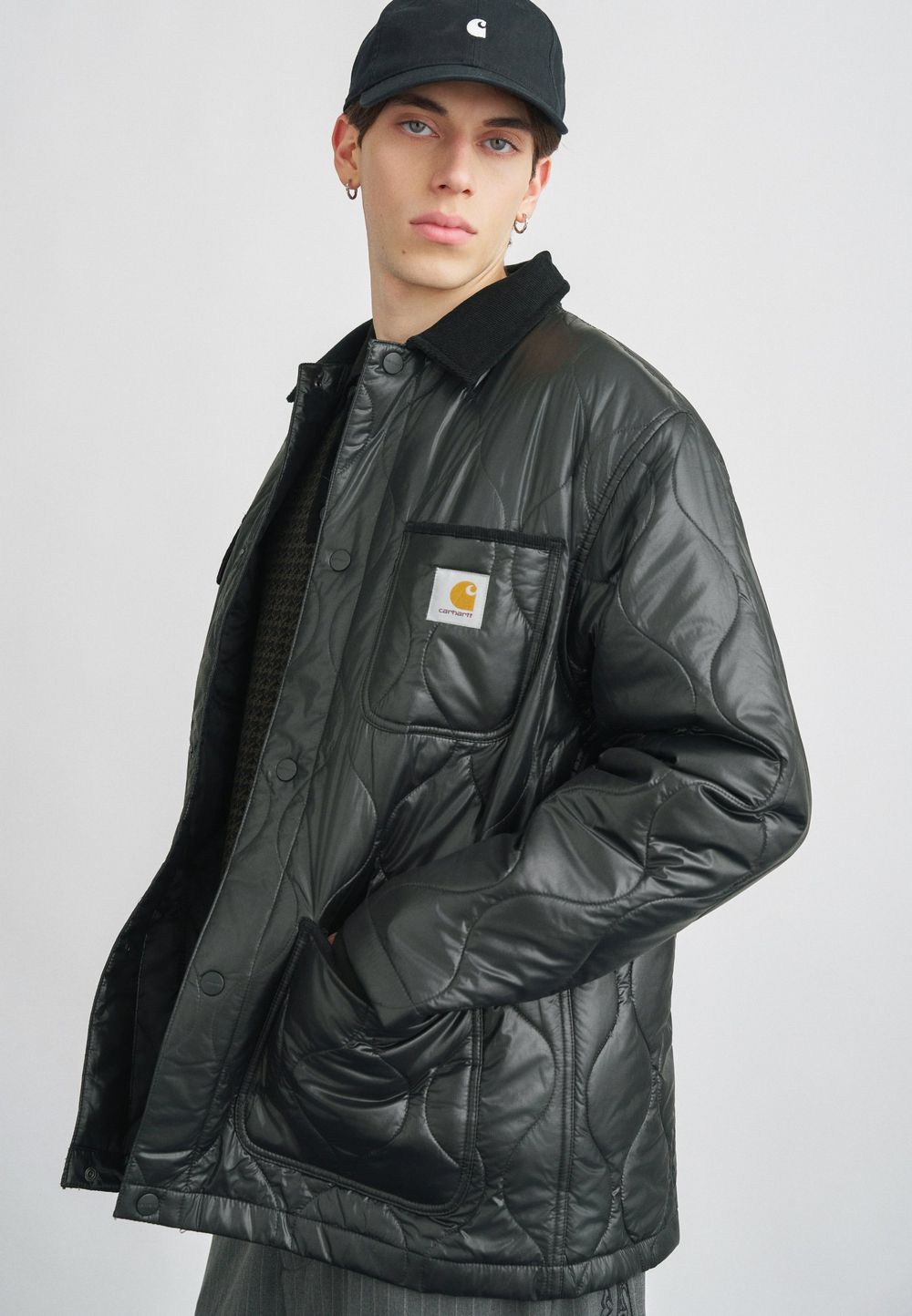 Carhartt WIP OSCAR - Демисезонная куртка - Чёрный