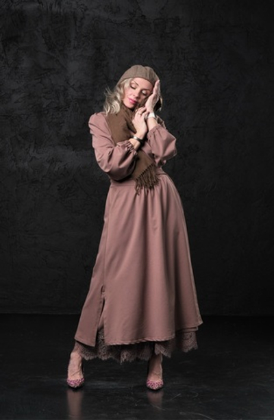 Платье на запах / несквик