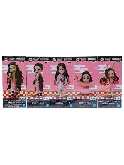 Фигурка Аниме Клинок рассекающий WCF Nezuko Kamado №3 7см 1шт.