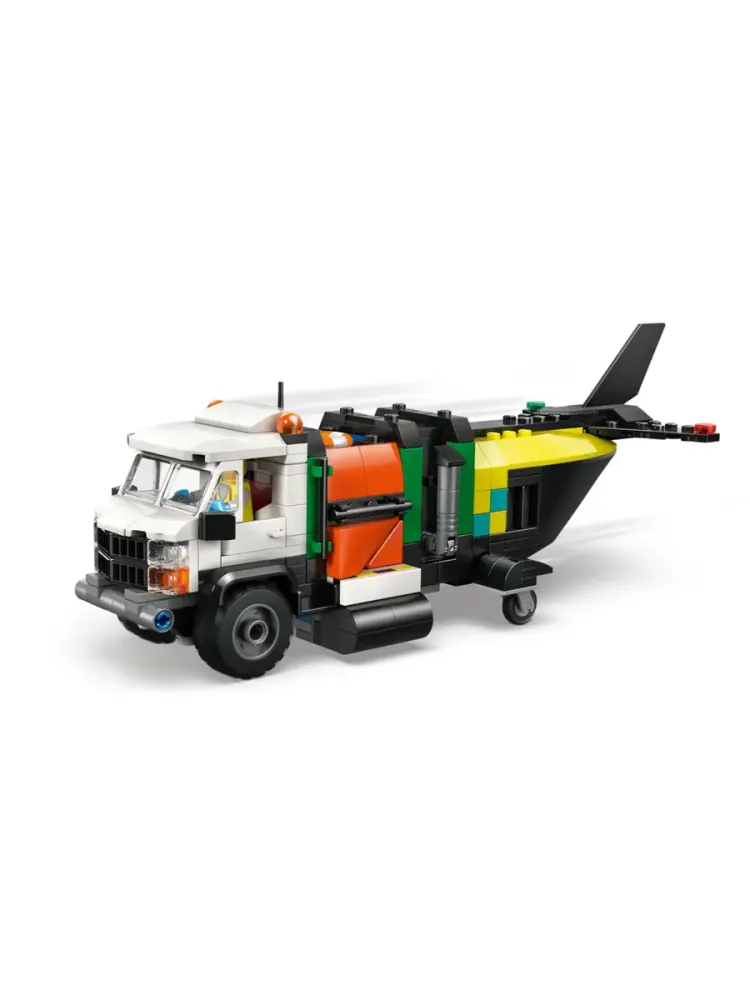 Конструктор City 60505 Самолёт, служебный грузовик и судно