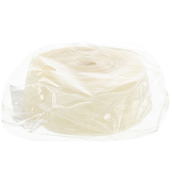 Лента органза (2,5 см*9,14 м) Нежная грация, Кремовый