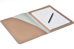 Папка под Блокнот А4 из кожи цвет CAFE LATTE