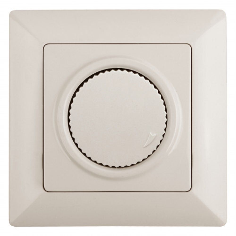 Светорегулятор Intro Solo 4-401-02 поворотный, 600Вт 230В, IP20, СУ, слоновая кость | Intro Solo