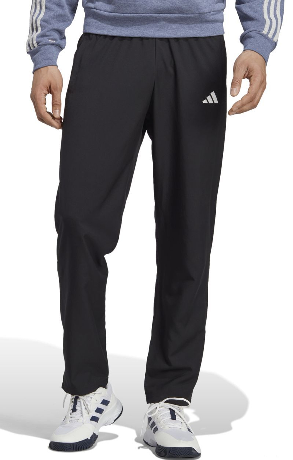 Мужские теннисные штаны Adidas Stretch Woven Tennis Pants - black - купить  по выгодной цене