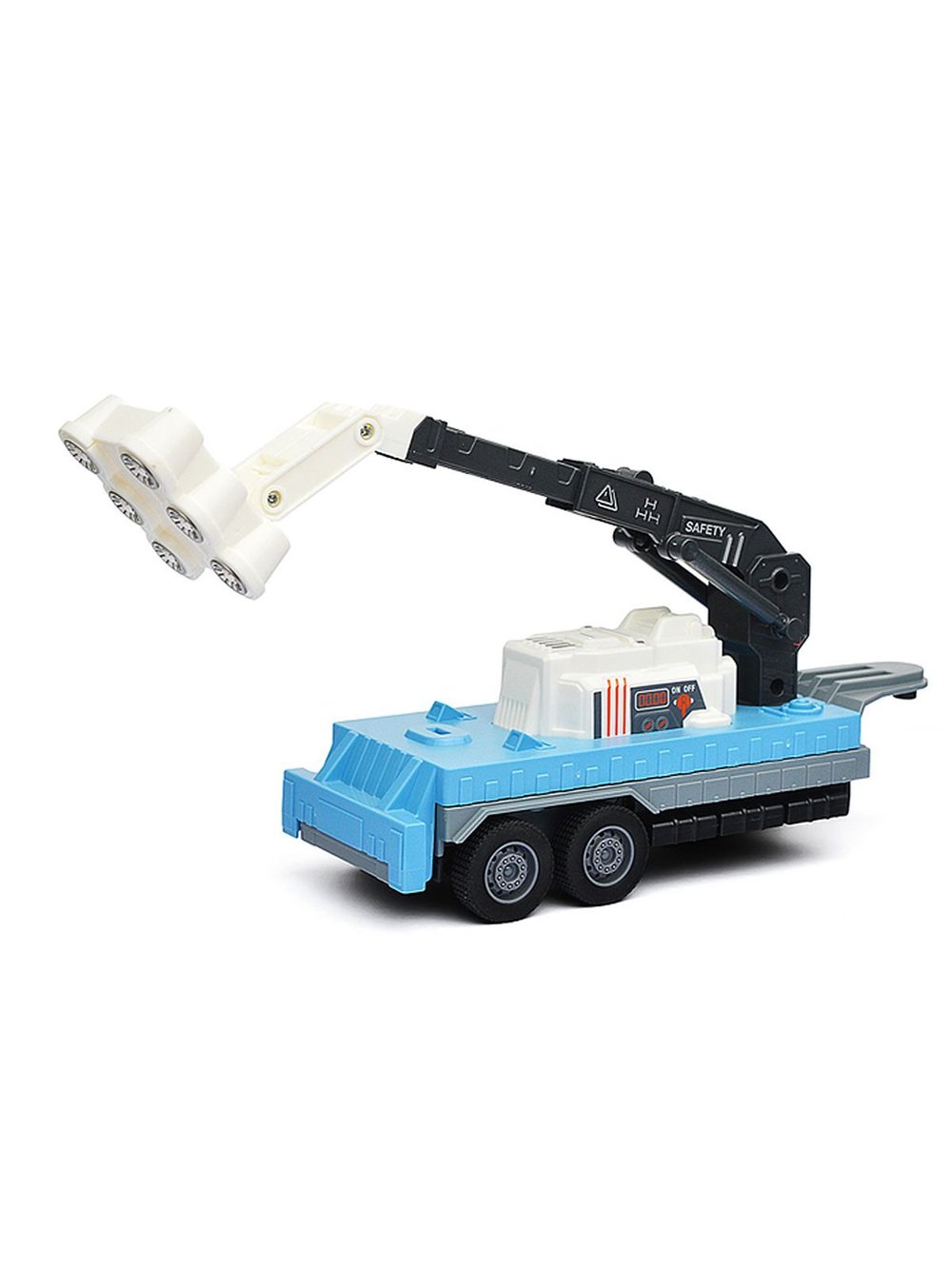 Машинка Тягач с прицепом с манипулятором со светом и звуком (KLX800-277)
