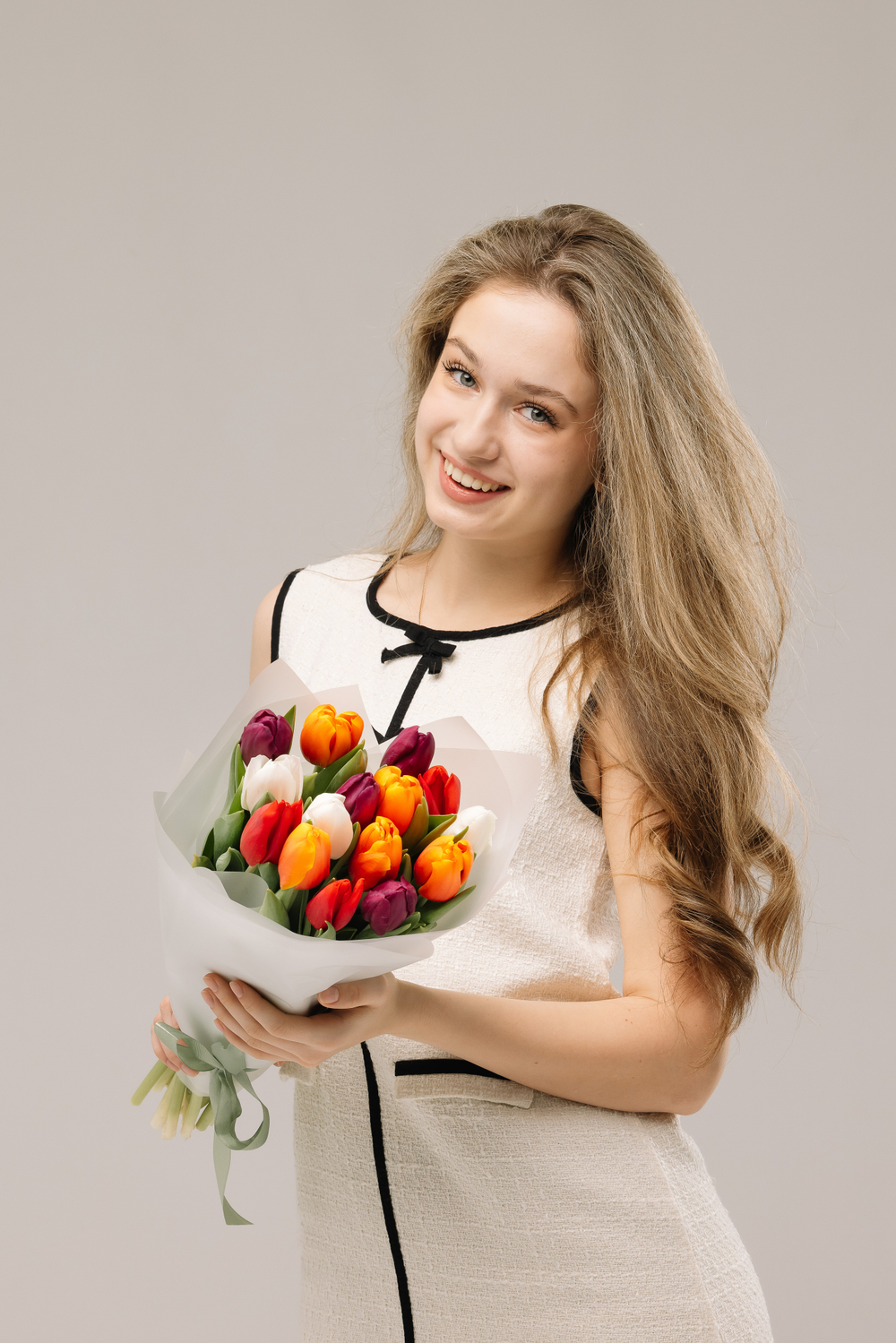 Микс 15 тюльпанов