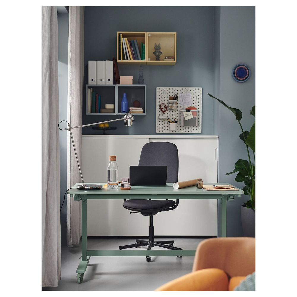 IKEA MODERMOLN  (ИКЕА МОДЕРМОЛН)  -  Настольная лампа, хром