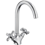 Смеситель для кухни, Frap, с кран-буксой, хром, F4025