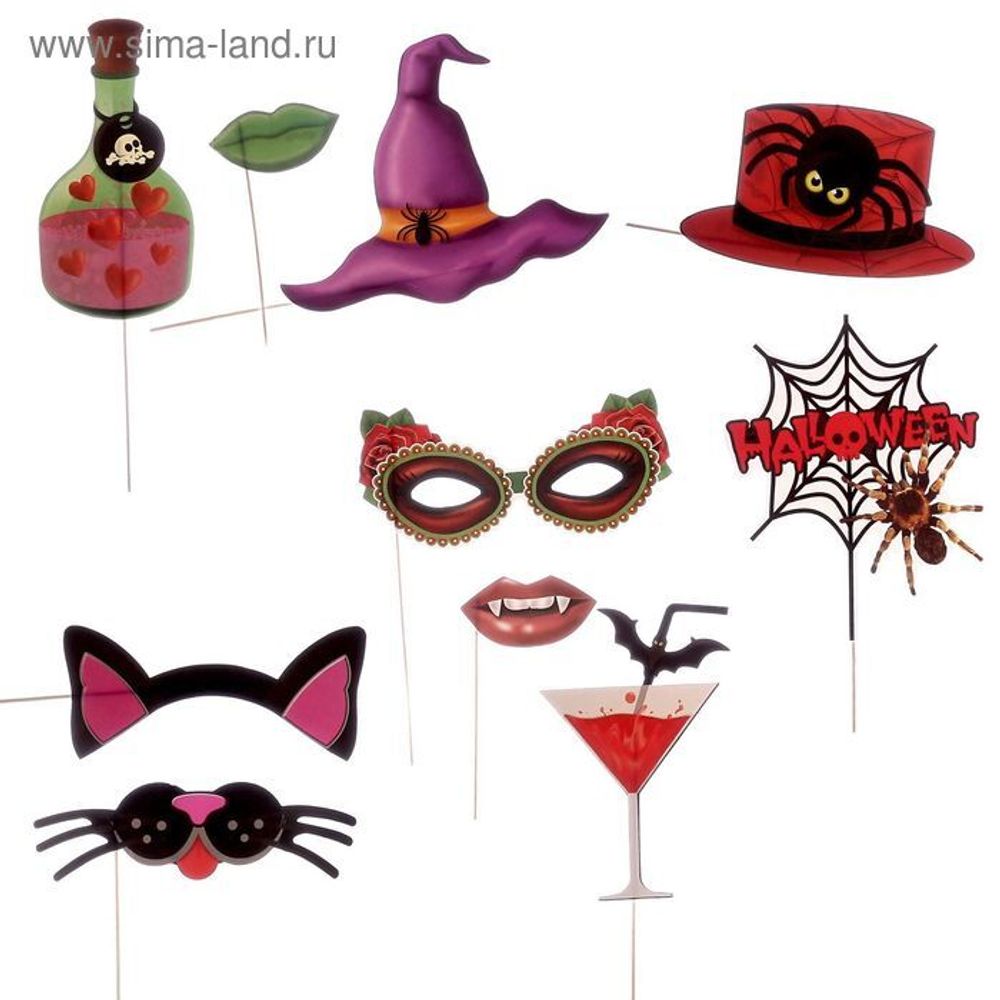 Набор фотобутафории &quot;Girl party&quot;, 10 предм., 21 х 30 см