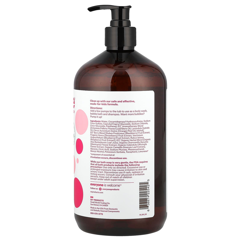 Everyone, детское мыло 3 в 1, ягодный вкус, 946 мл (32 жидк. унции)