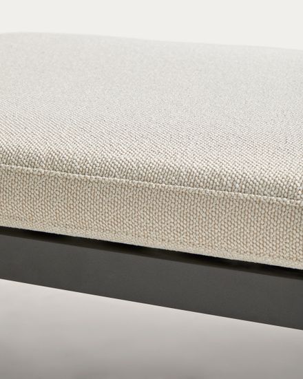 Шезлонг Kionia из алюминия цвета графит