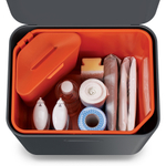 Контейнер для мусора с двумя баками totem max, 60 л, графит