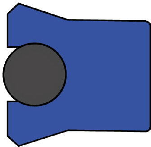 A115-076 PU U-образное симметричное уплотнение 76,2-88,9-9,53/10,49