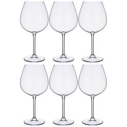 НАБОР БОКАЛОВ ДЛЯ ВИНА ИЗ 6 ШТ. "GASTRO/COLIBRI" 650 МЛ ВЫСОТА=22 СМ (КОР=8НАБОР.)