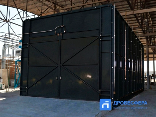 Обитаемая пескоструйная камера КДО ОВ 3х3 (проходного типа)