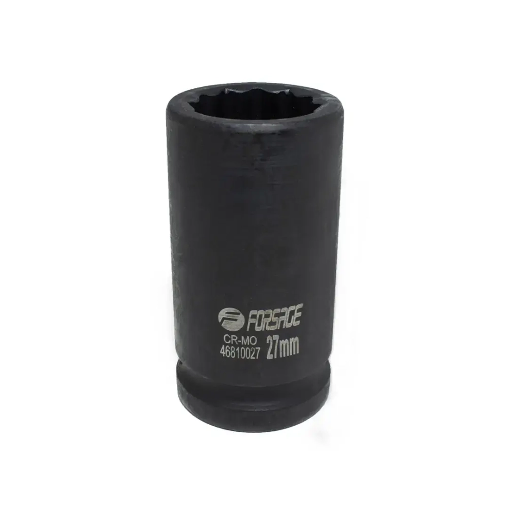 Головка ударная глубокая 27мм 12гр. 3/4'' Forsage F-46810027