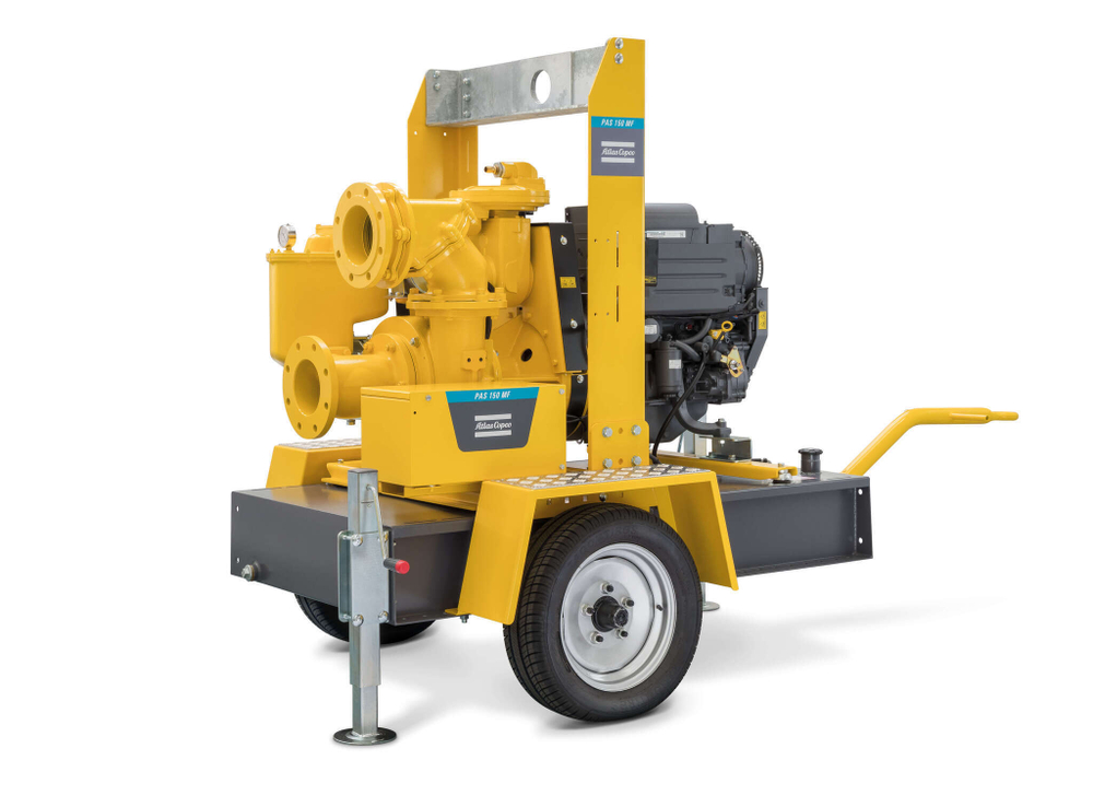 Дизельная мотопомпа PAS 150MF 250 FKL10 G11 V20 TRAILER