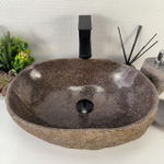 Раковина из речного камня RS-65138 49*33*15 0861