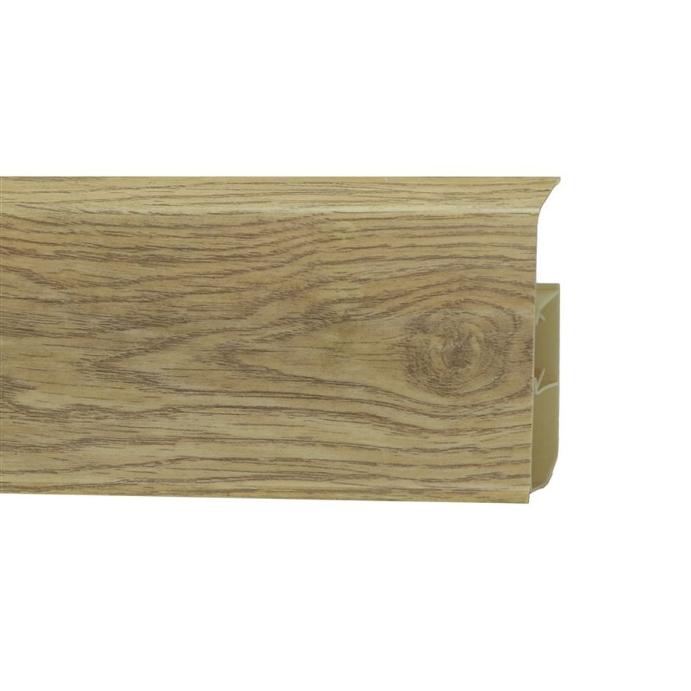 Плинтус Royce Quadro 80 308 Дуб Ириска, 2200x80x22 мм