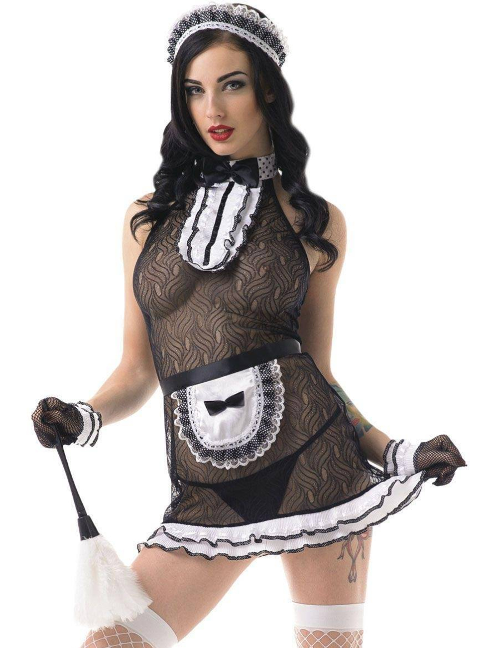 02907 костюм горничной LeFrivole, M/L