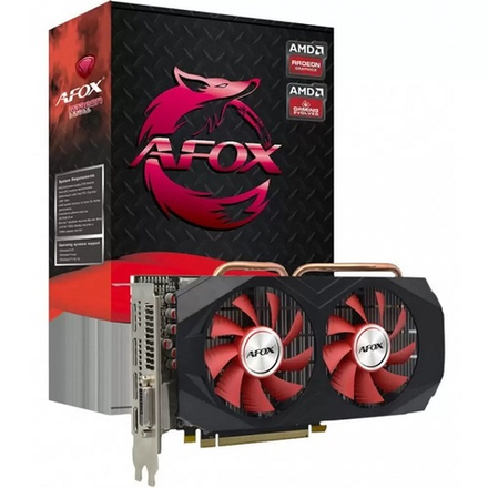 Видеокарта AFOX AMD Radeon RX 580 DUAL 8GB (AFRX580-8192D5H3-V3)