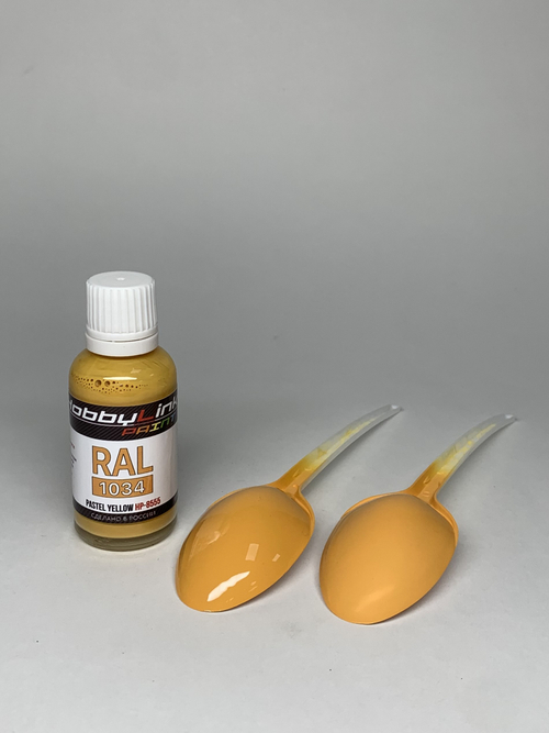Краска лаковая HobbyLink RAL-1034 Pastel Yellow HP-8555