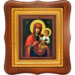 Коложская икона Божией Матери на холсте.