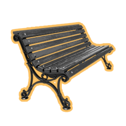 Скамейки и столики