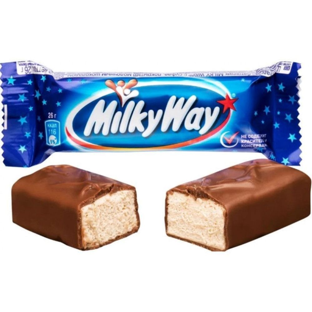Шоколадные батончики Milky Way Minis 6 кг