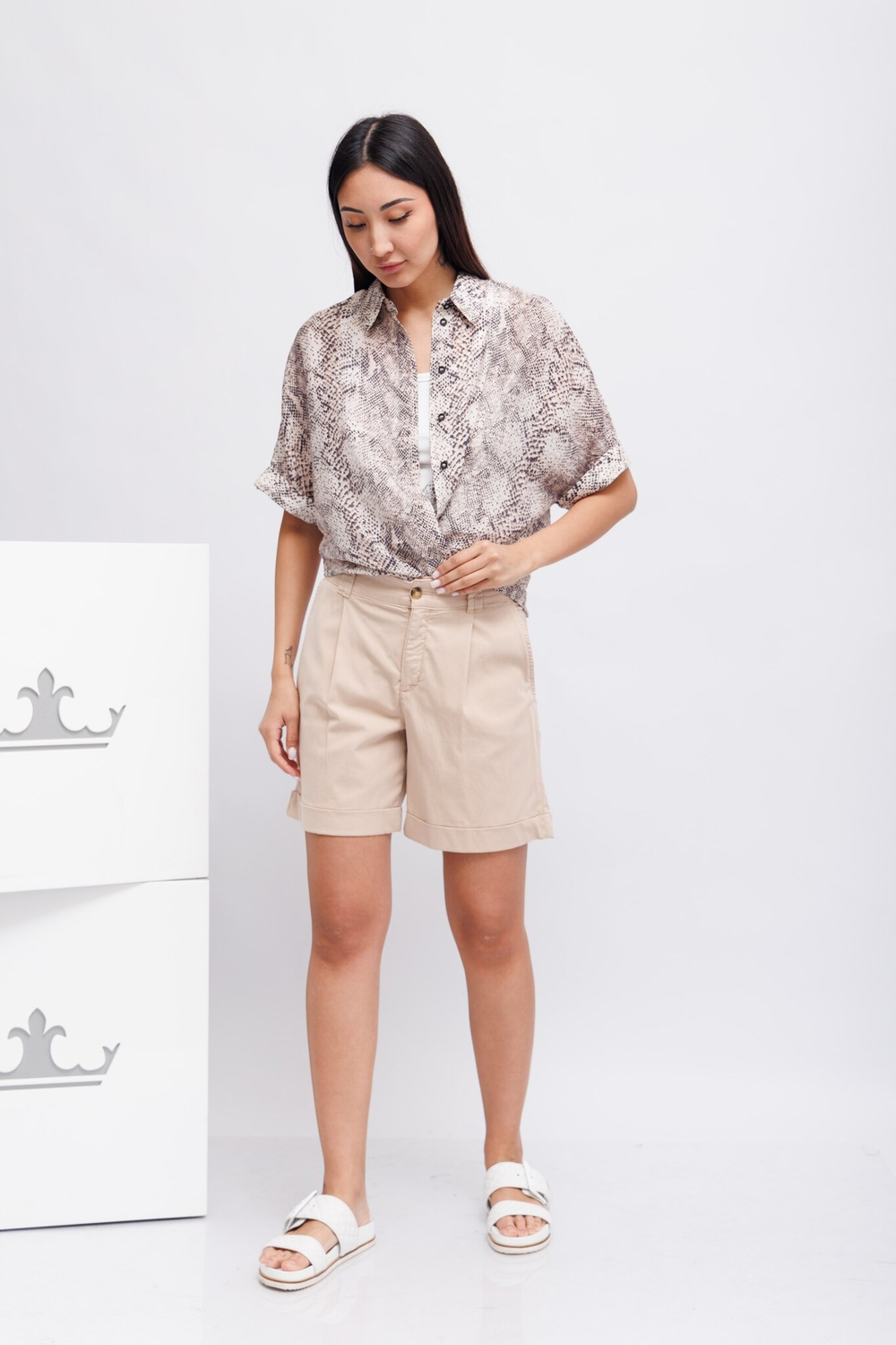 Шорты MARC AUREL 1762 топленое молоко