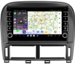 Магнитола для Lexus LS430, Toyota Celsior XF30 2000-2006 (ШГУ цветной) - Carmedia OL-9563-2 (кнопки и крутилки) Android 13, TS20, 6+128Гб, CarPlay, 4G SIM-слот