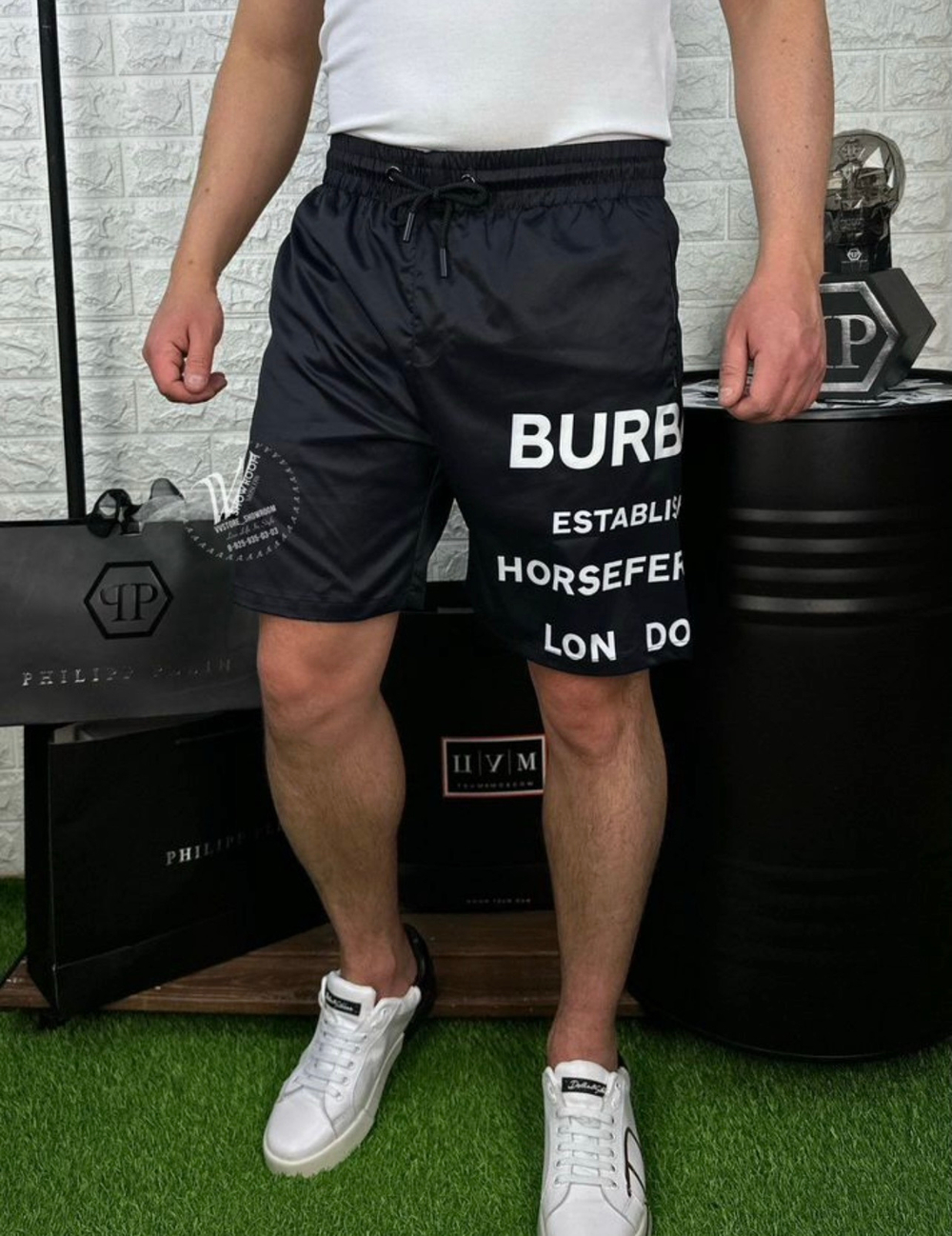 Шорты плавательные Burberry London