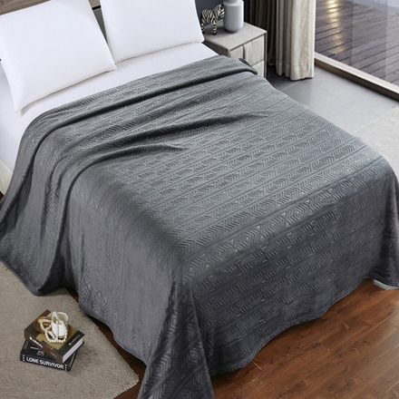 Плед "АВТ. ЛА ФОРЕСТА-011", микрофибра, Россия.