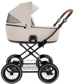 Детская коляска Roan Bass Next Classic Кожа d12 2 в 1 RCL301/1 Island Stone