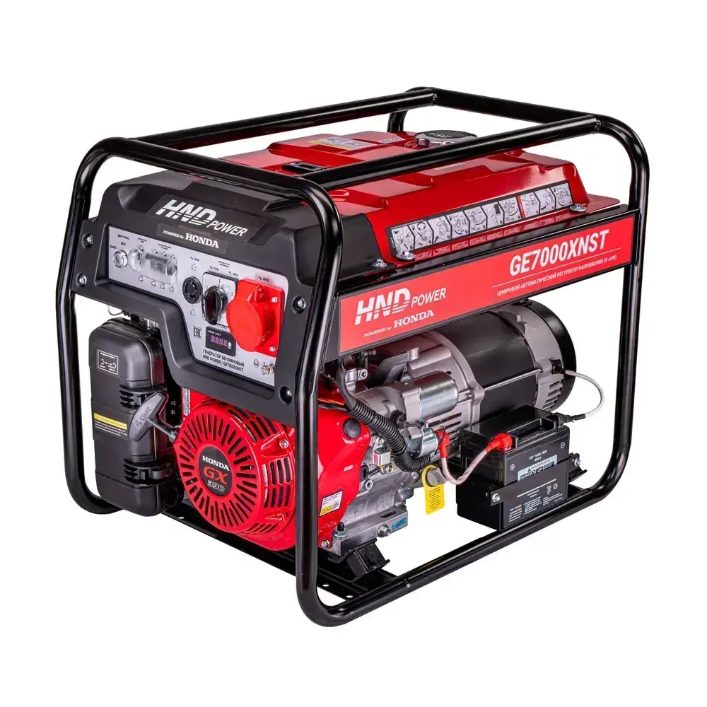 Генератор бензиновый HND GE7000XNST с двигателем Honda