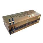 Комплект гильзы для сигарет "Imperator" Black Carbon Gold Ring 20мм 5х200шт.