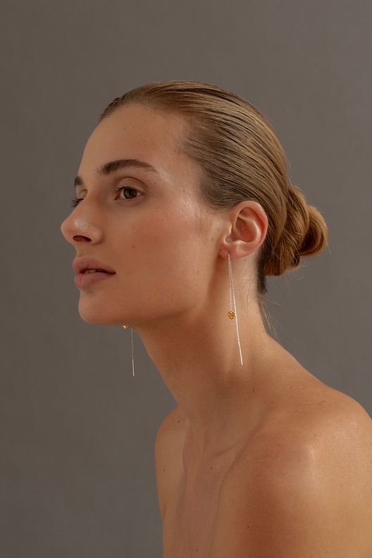 Серьга-протяжка Love / Ms.Marble