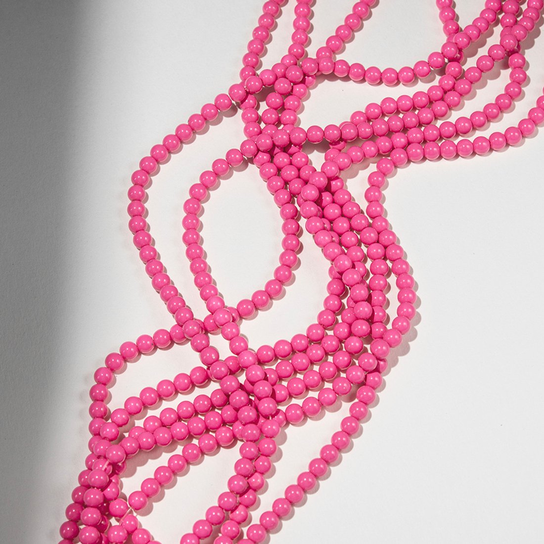 Хрустальный жемчуг, оттенок "Малиновый макарун", шар 6,1мм