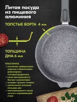 Сковорода "Мечта" Премиум со съемной ручкой от 18см до 30 см