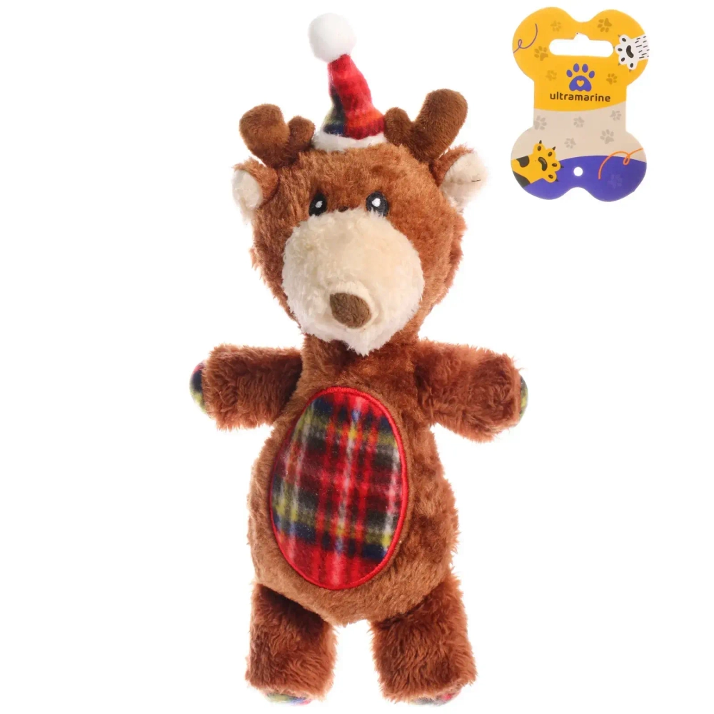 Игрушка для собаки «ЛАПУСИКИ», олень Рудольф, 30*15см (блистер)