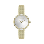 Часы Boccadamo Focus Gold Silver FC002A BW/G с минеральным стеклом, кристаллами Swarovski