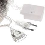 Гирлянда для дома СЕТКА ш2,0* в1,5м 144 лампы LED, прозр.пров.,8 реж, IP-20, Мультицвет (возможность соединения)