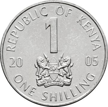 1 шиллинг 2005 Кения