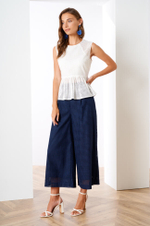 3823 Брюки женские (т.синий)